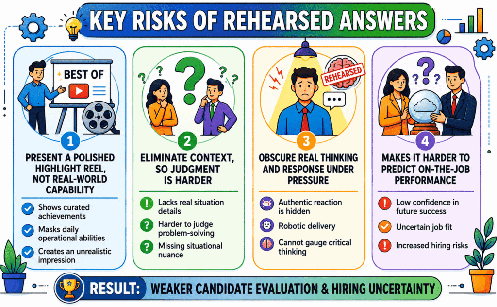 How Rehearsed Answers Can Hide Real Capability